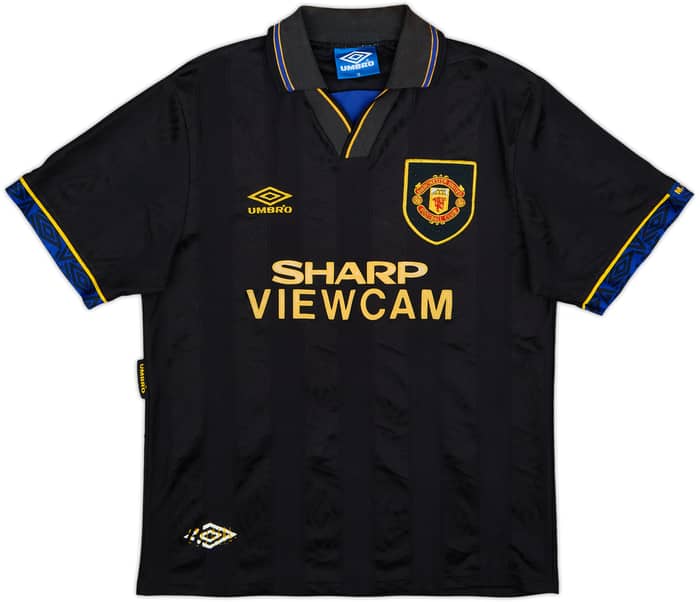 1993-95 Manchester United Away Shirt Cantona #7 - 8/10 - (M)