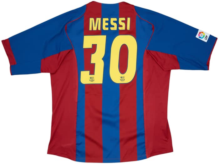 2004-05 Barcelona Home Shirt Messi #30 - 8/10 - (XXL)