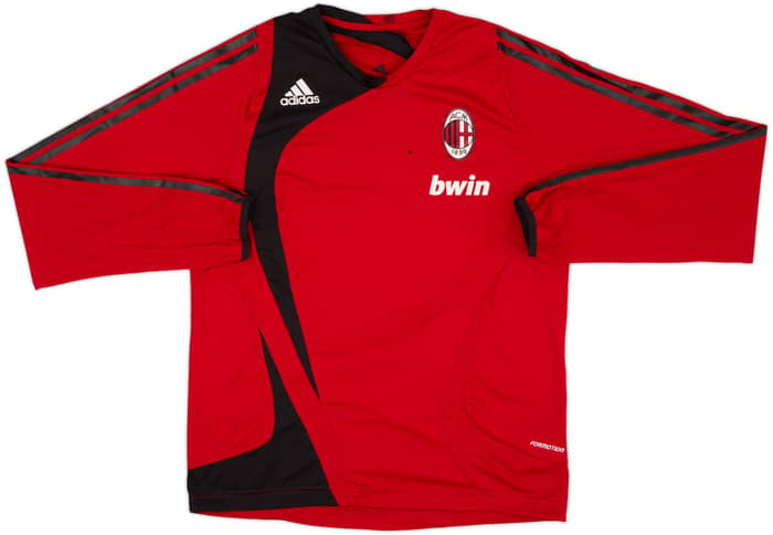 2007-08 AC Milan Player Issue adidas Training L/S Shirt - 7/10 - (L/XL)
