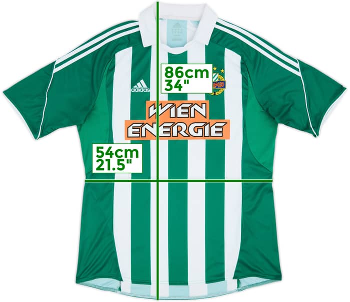 2009-10 Rapid Vienna Home Shirt - 8/10 - (XL)