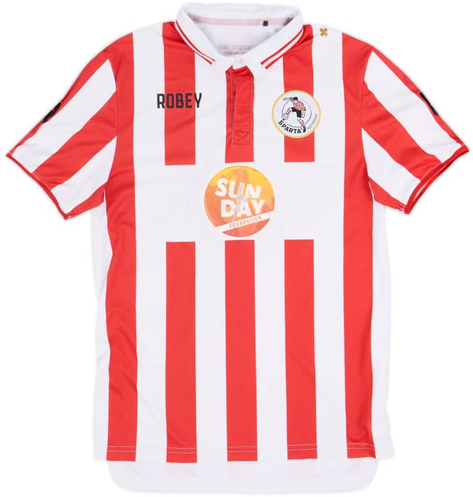 2017-18 Sparta Rotterdam Youth Match Issue Home Shirt #11