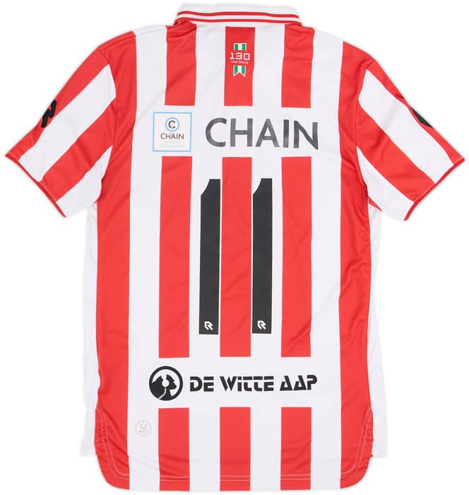 2017-18 Sparta Rotterdam Youth Match Issue Home Shirt #11