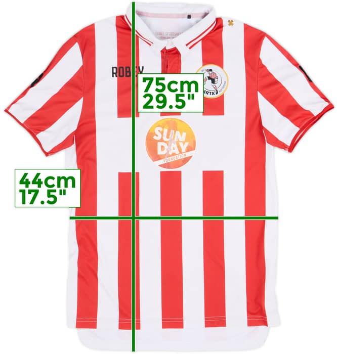 2017-18 Sparta Rotterdam Youth Match Issue Home Shirt #11