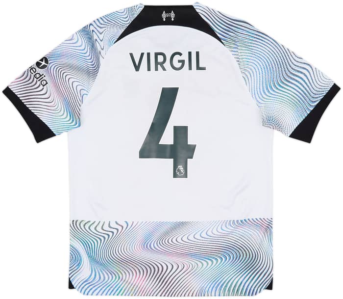 2022-23 Liverpool Away Shirt Virgil #4 - 5/10 - (M)