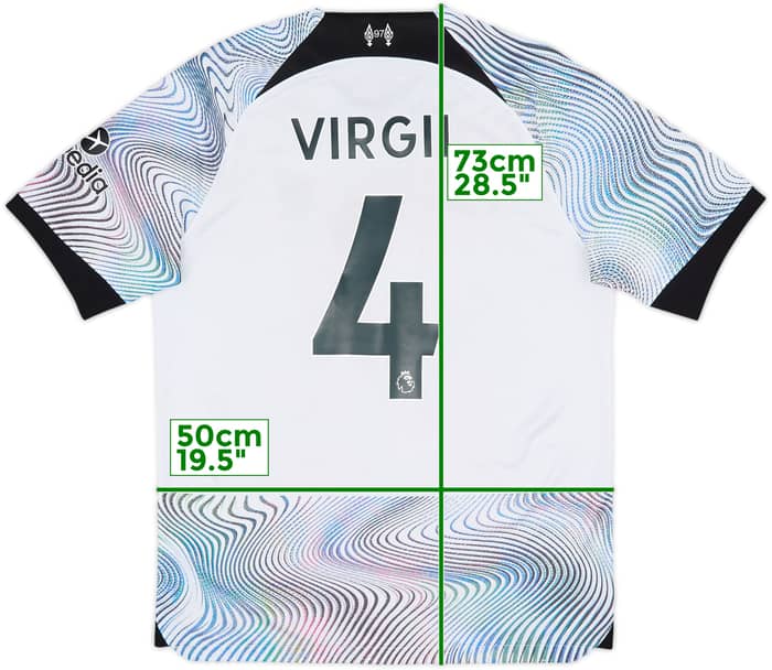 2022-23 Liverpool Away Shirt Virgil #4 - 5/10 - (M)