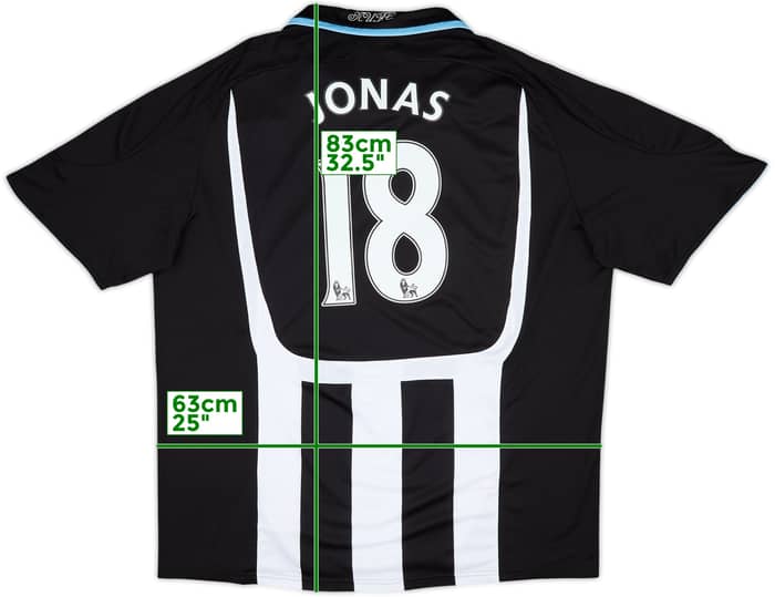 2007-09 Newcastle Home Shirt Jonas #18 - 8/10 - (XXL)