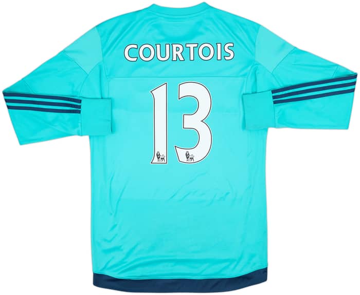 2015-16 Chelsea GK Shirt Courtois #13 - 8/10 - (M)