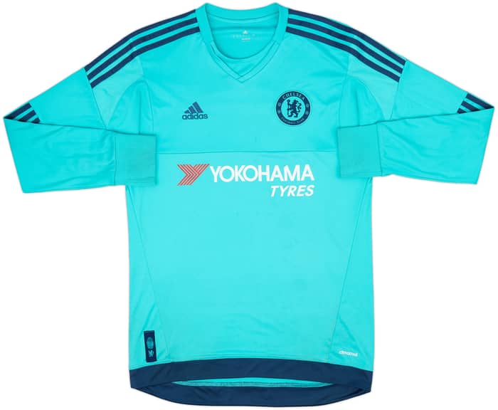 2015-16 Chelsea GK Shirt Courtois #13 - 8/10 - (M)