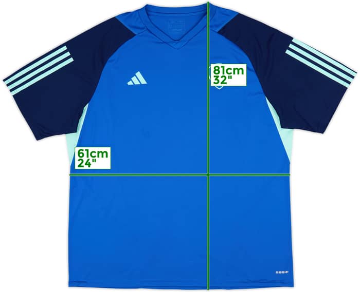 2022-23 Leeds United adidas Training Shirt - 8/10 - (XXL)
