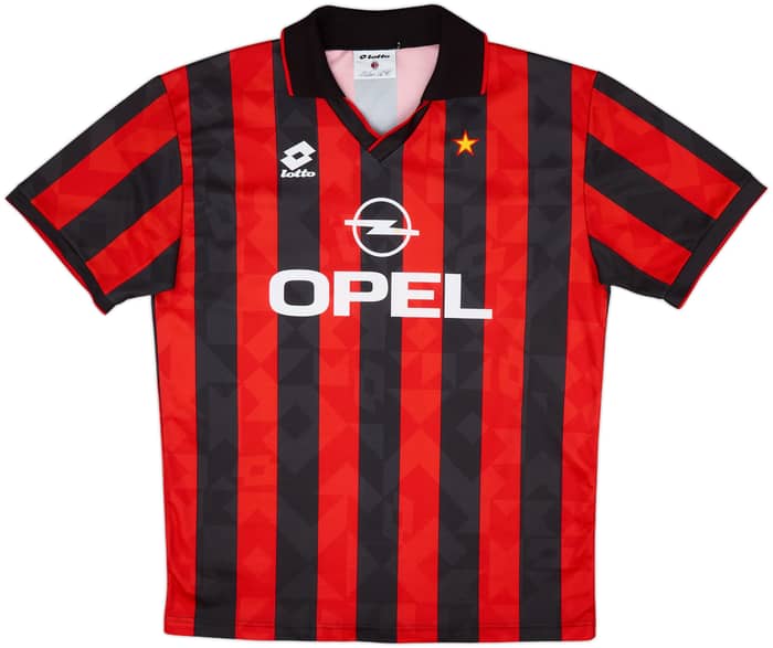 1994-95 AC Milan Home Shirt - 8/10 - (XL)