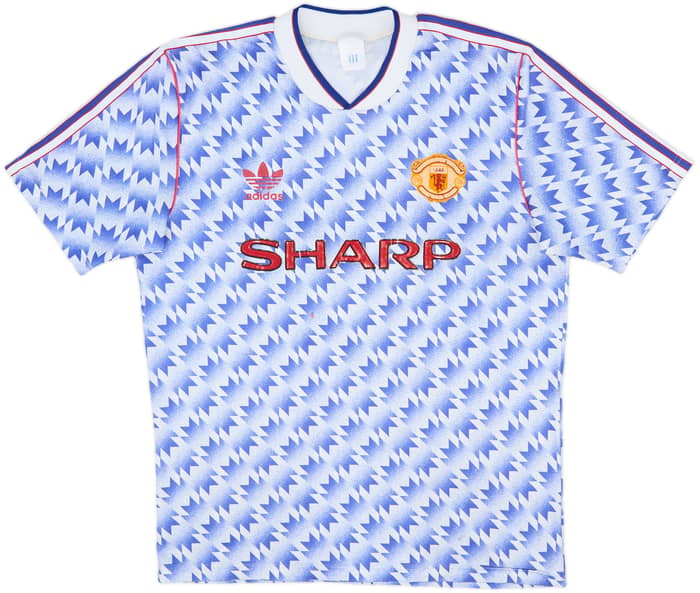 1990-92 Manchester United Away Shirt - 5/10 - (L)