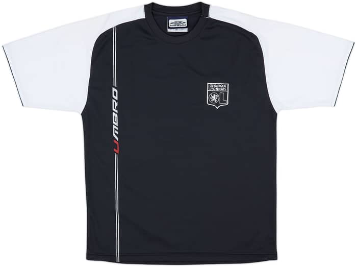 2002-03 Lyon Umbro 1/4 Zip Training Shirt - 8/10 - (M)