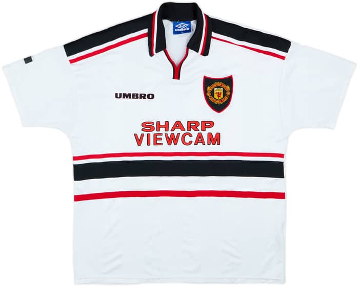 1997-99 Manchester United Away Shirt Beckham #7 - 5/10 - (XXL)