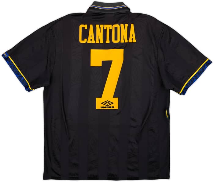 1993-95 Manchester United Away Shirt Cantona #7 - 6/10 - (L)
