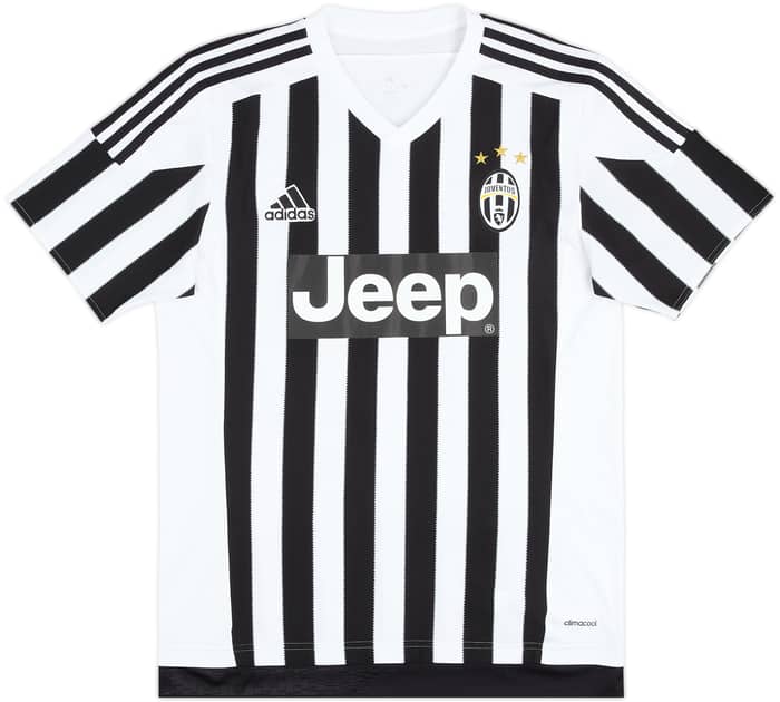 2015-16 Juventus Home Shirt Pogba #10 - 8/10 - (M)