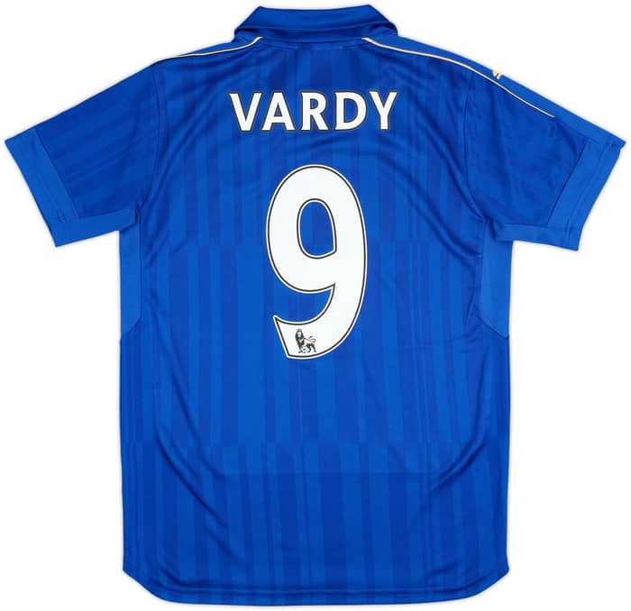 Camiseta de local del Leicester 2016-17 Vardy #9 - 8/10 - (13-14 Años)