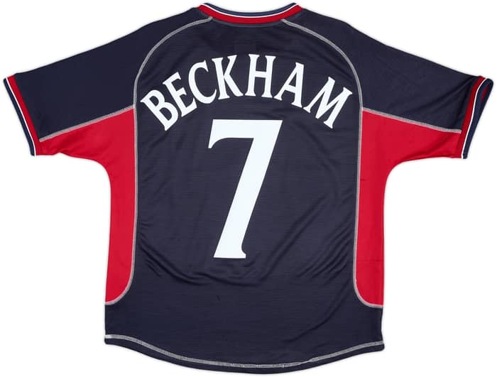 2000-01 Manchester United Third Shirt Beckham #7 - 8/10 - (Y)