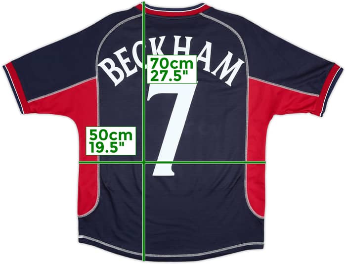 2000-01 Manchester United Third Shirt Beckham #7 - 5/10 - (Y)