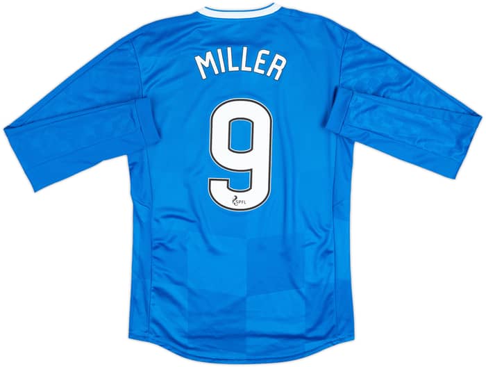 2016-18 Rangers Home L/S Shirt Miller #9 - 8/10 - (S)