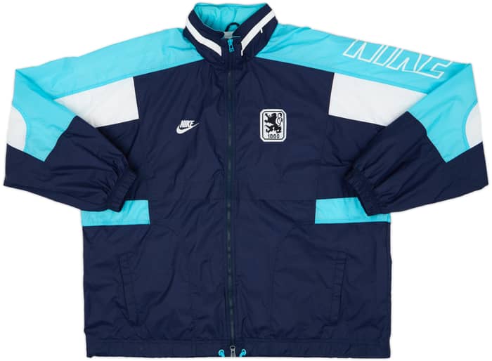 1996-97 1860 Munich Nike Hooded Rain Jacket - 8/10 - (XL)