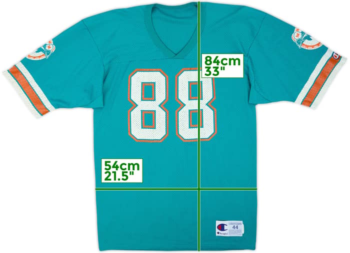 1992-93 Miami Dolphins Jackson #88 Champion Home Jersey - 7/10 - (L)