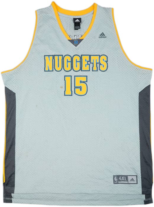 2006-07 Denver Nuggets Anthony #15 adidas Swingman Fashion Jersey - 7/10 - (4XL)