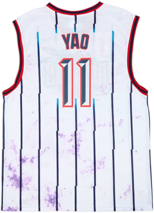 2002-03 Houston Rockets Yao #11 Reebok Home Jersey - 3/10 - (L)