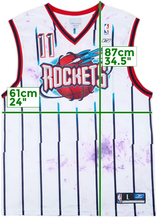 2002-03 Houston Rockets Yao #11 Reebok Home Jersey - 3/10 - (L)