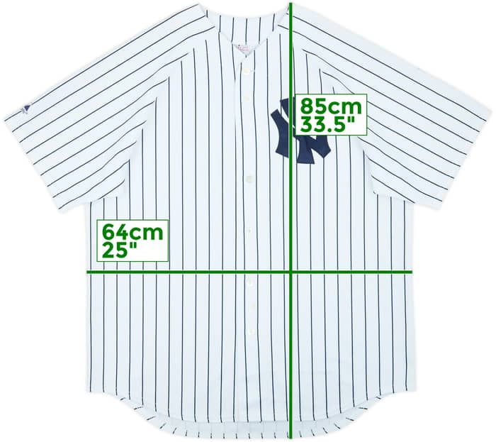 2004-08 New York Yankees Majestic Home Jersey - 7/10 - (XL)