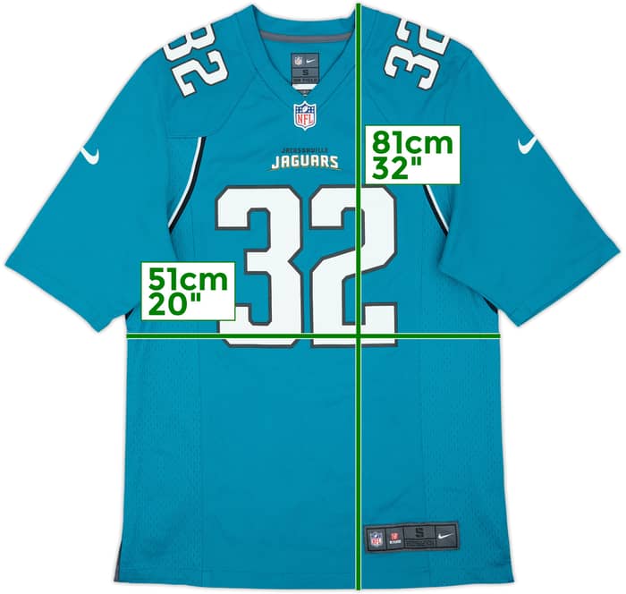 2012 Jacksonville Jaguars Jones-Drew #32 Nike Game Alternate Jersey - 9/10 - (S)