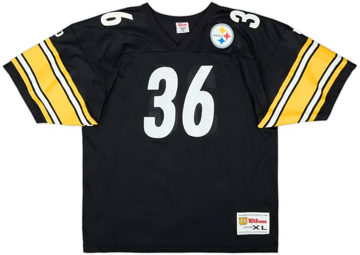 1997 Pittsburgh Steelers Bettis #36 Wilson Home Jersey - 9/10 - (15-16 Years)