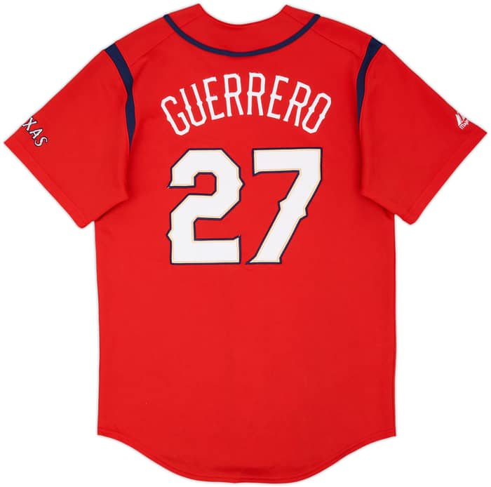 2011 Texas Rangers Guerrero #27 Majestic Jersey - 9/10 - (M)