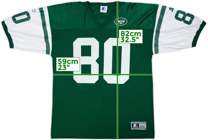 1998 New York Jets Chrebet #80 Starter Home Jersey - 6/10 - (XL)