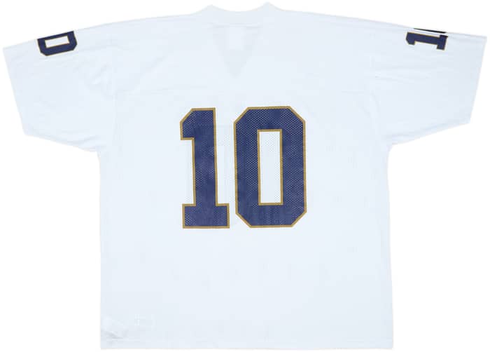 2004-06 Notre Dame Fighting Irish Quinn #10 adidas Away Jersey - 8/10 - (3XL)