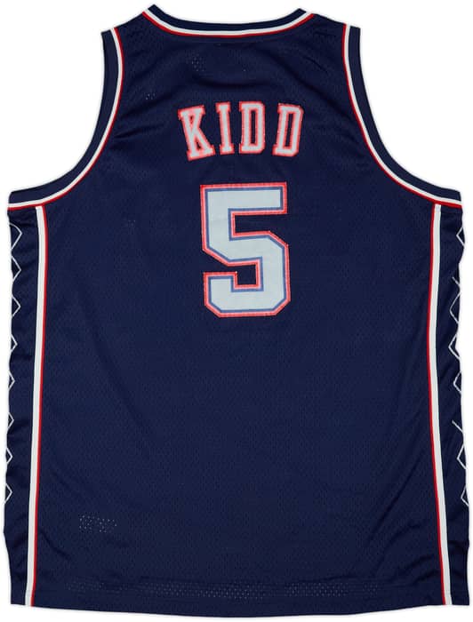 2006-08 New Jersey Nets Kidd #5 adidas Swingman Away Jersey - 7/10 - (XXL)