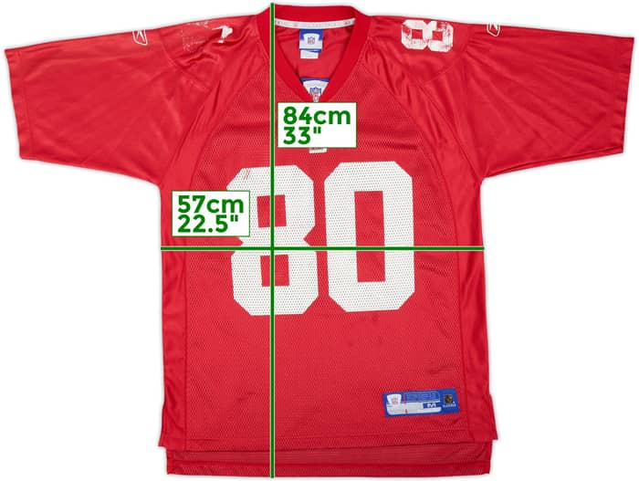 2005-06 New York Giants Shockey #80 Reebok On Field Alternate Jersey - 5/10 - (M)
