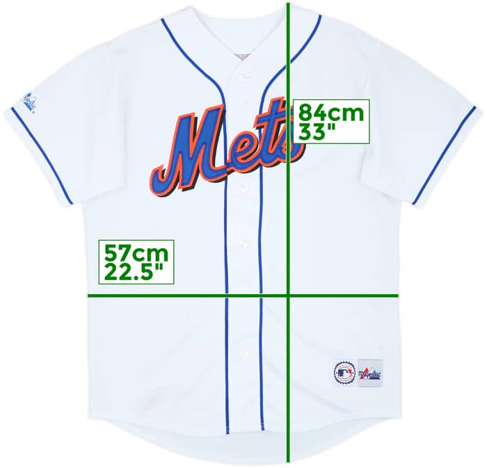2003-08 New York Mets Majestic Home Jersey - 5/10 - (L)
