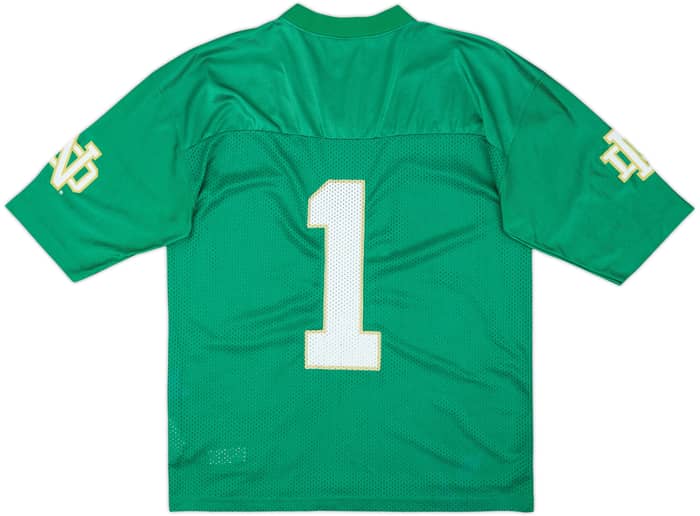 1990s Notre Dame Fighting Irish #1 adidas Alternate Jersey - 8/10 - (S)