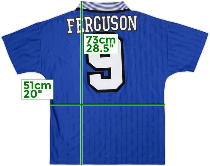 1995-97 Everton Home Shirt Ferguson #9 - 5/10 - (M)