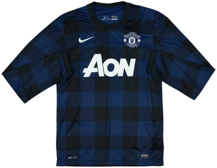 2013-14 Manchester United Away L/S Shirt v.Persie #20 - 8/10 - (S)