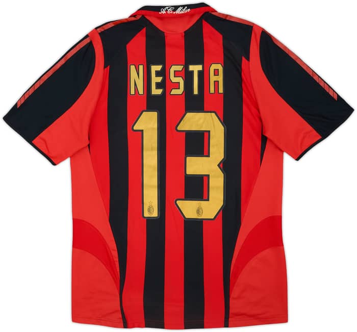 2005-06 AC Milan Home Shirt Nesta #13 - 5/10 - (S)