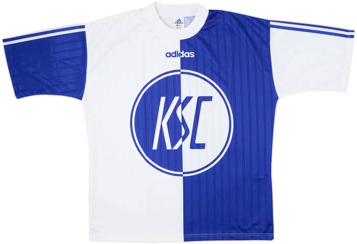 1996-97 Karlsruher adidas Training Shirt - 9/10 - (M)