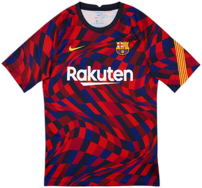 2020-21 Barcelona Nike Pre-Match Training Shirt - 9/10 - (S)