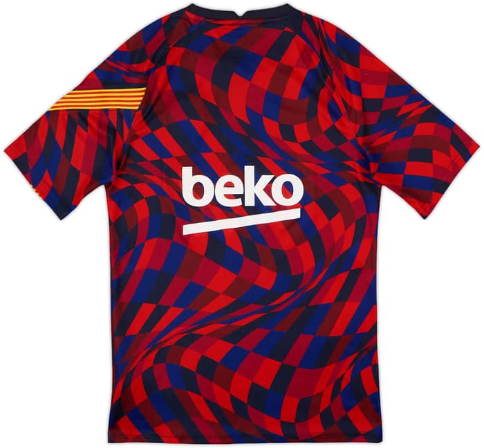2020-21 Barcelona Nike Pre-Match Training Shirt - 9/10 - (S)