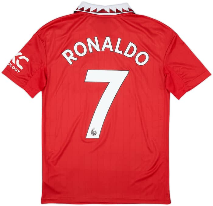 2022-23 Manchester United Home Shirt Ronaldo #7 - 6/10 - (13-14 Years)