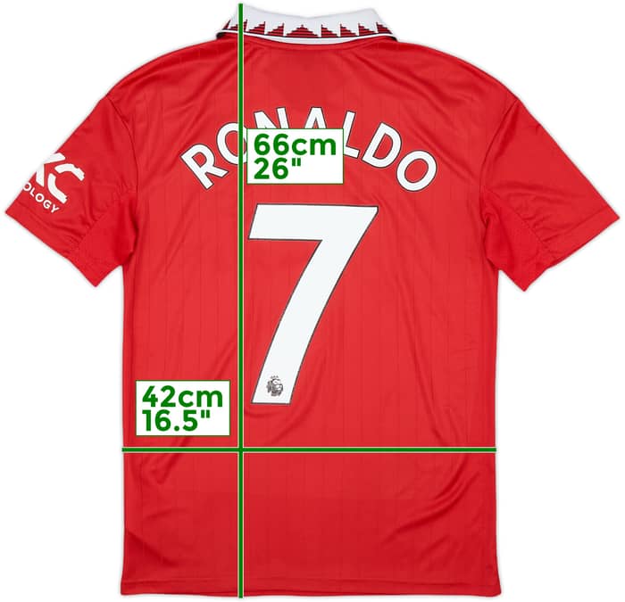 2022-23 Manchester United Home Shirt Ronaldo #7 - 6/10 - (13-14 Years)