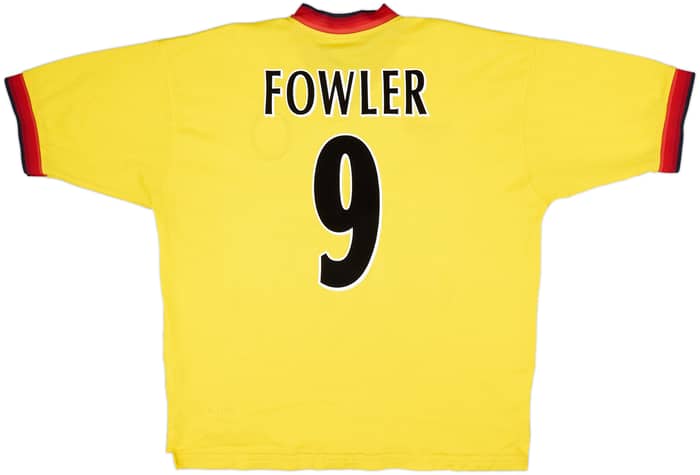 1997-99 Liverpool Away Shirt Fowler #9 - 5/10 - (XL)
