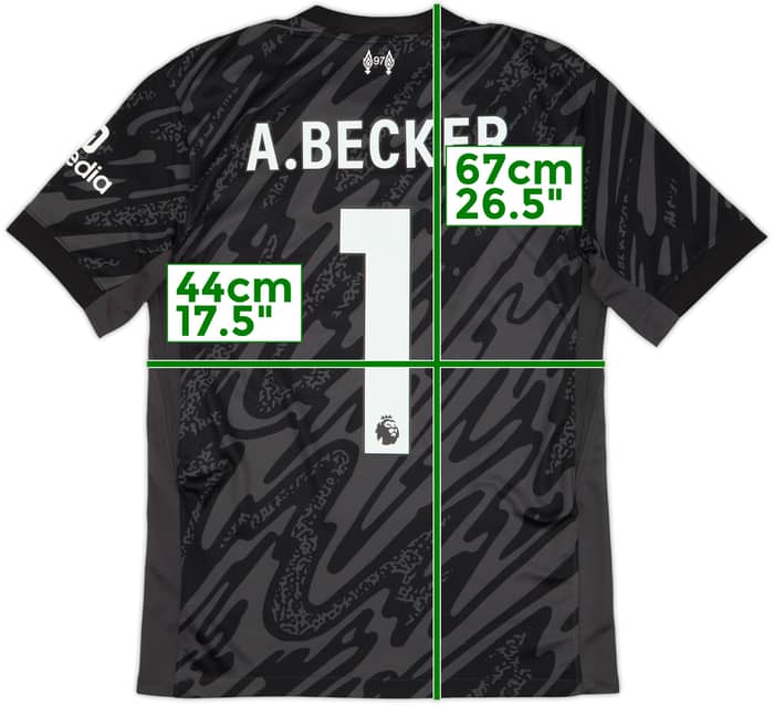 2024-25 Liverpool GK S/S Shirt A.Becker #1 - 10/10 - (S)