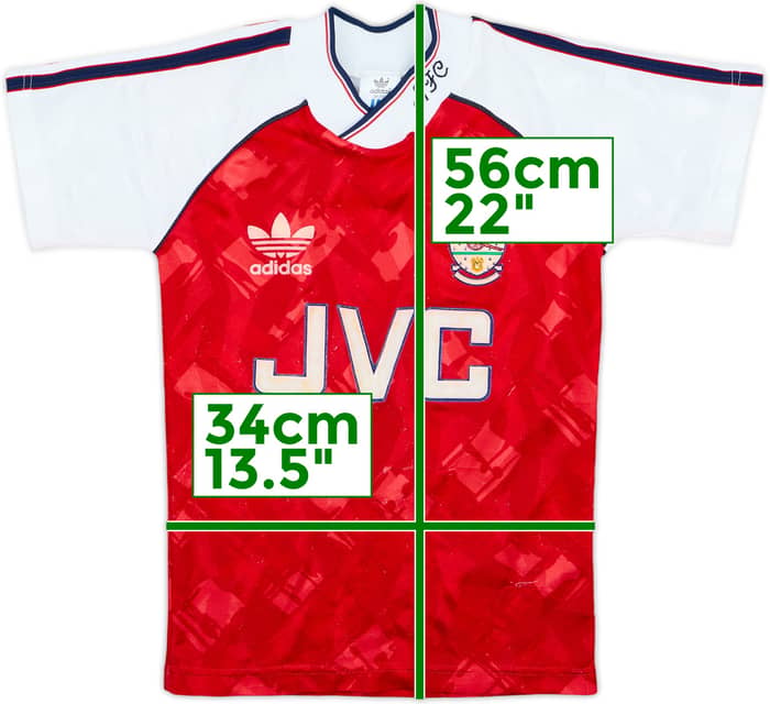 1988-90 Arsenal Home Shirt - 6/10 - (7-8 Years)