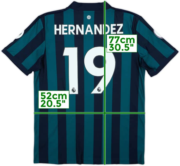 2020-21 Leeds United Away Shirt Hernandez #19 - 7/10 - (L)